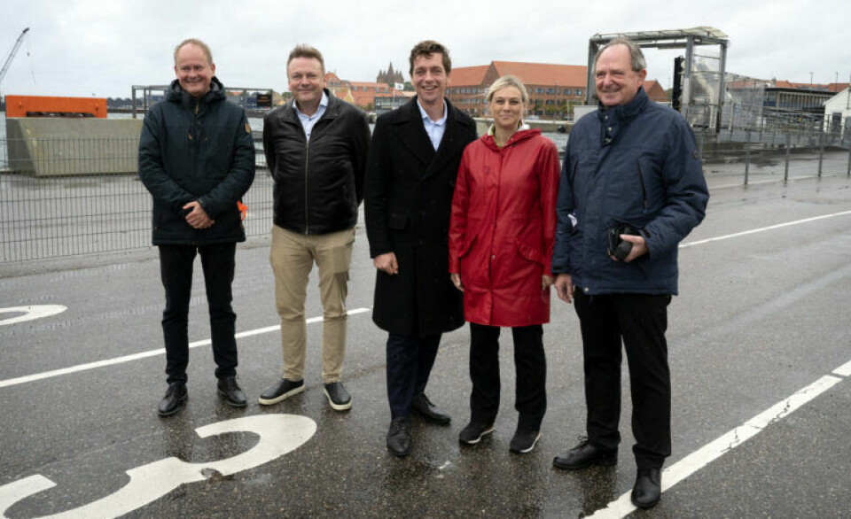 Dobbelt ministerbesøg på Kalundborg Havn