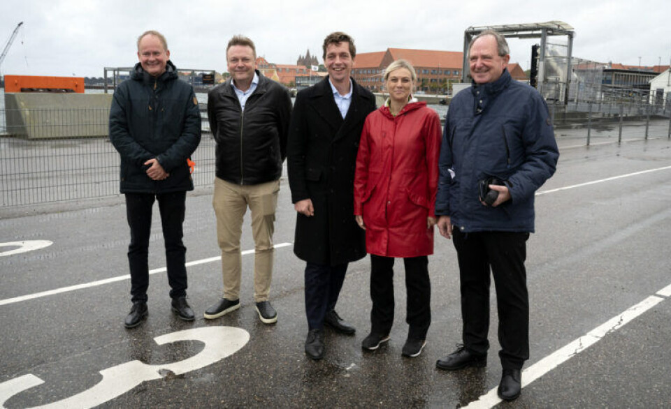 Dobbelt ministerbesøg på Kalundborg Havn Dobbelt ministerbesøg på Kalundborg Havn