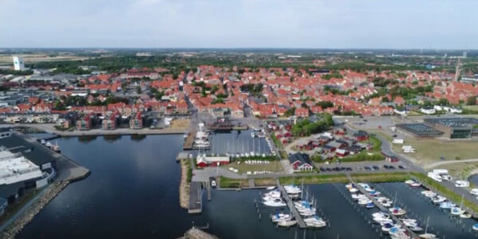 Ringkøbing Havn. Screenshot: YouTube