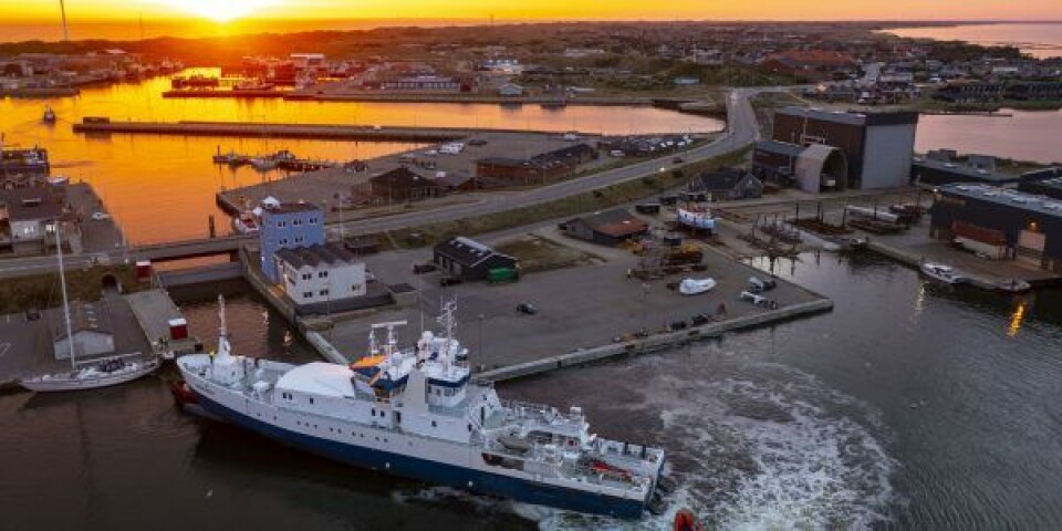 Værftet har inden for det seneste år leveret et nybygget norsk fiskeriskoleskib og Fiskeristyrelsen nye kontrolskib Nordsøen. Foto: Hvide Sande Shipyard