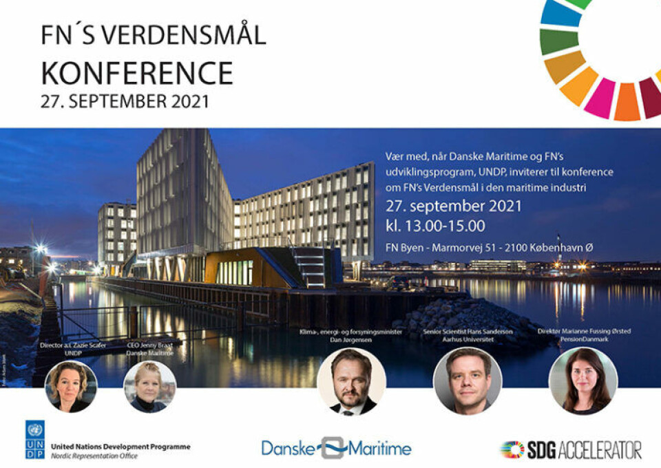 Kom til konference om FN’s Verdensmål i den maritime industri Kom til konference om FN’s Verdensmål i den maritime industri