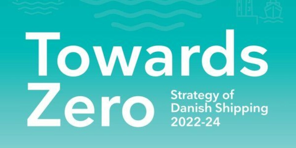 Towards Zero. Illustration: Danske Rederier Towards Zero. Illustration: Danske Rederier
