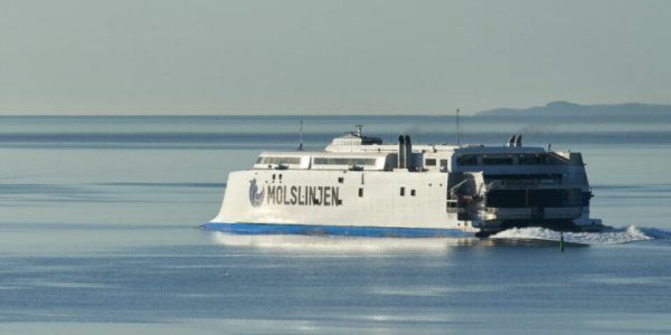 Søfartsstyrelsen politianmelder Molslinjen express1-stillevand-768x975