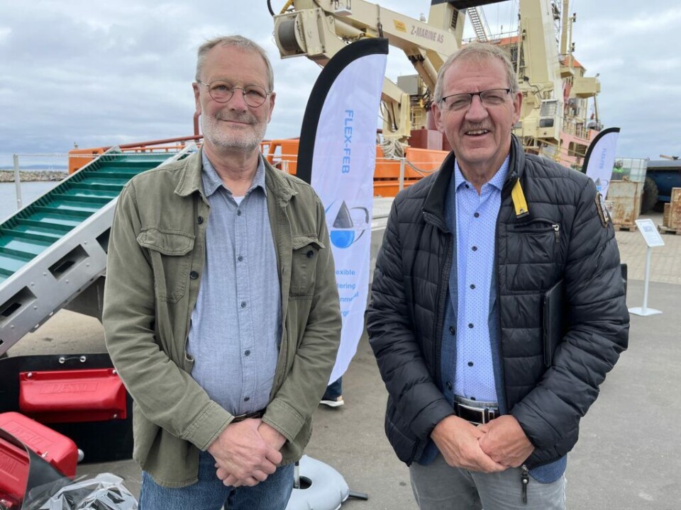 Borgmester Peter Hansted og MF Bjarne Lausten.