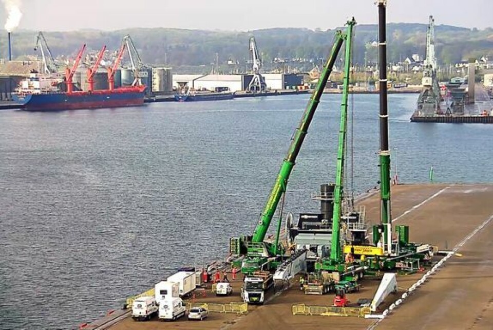 Grøn strøm og el er fremtiden for havnenes kraner og biler