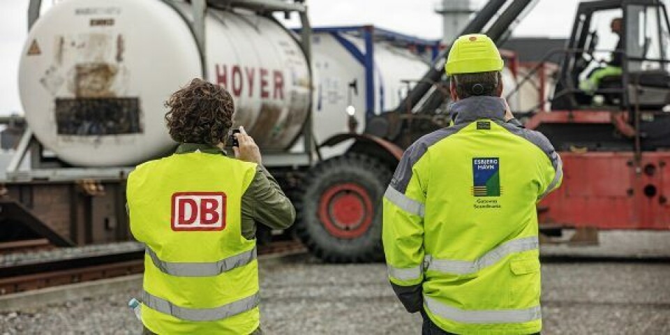 Godstogene ruller atter på Esbjerg Havn Foto: LEO Pharma