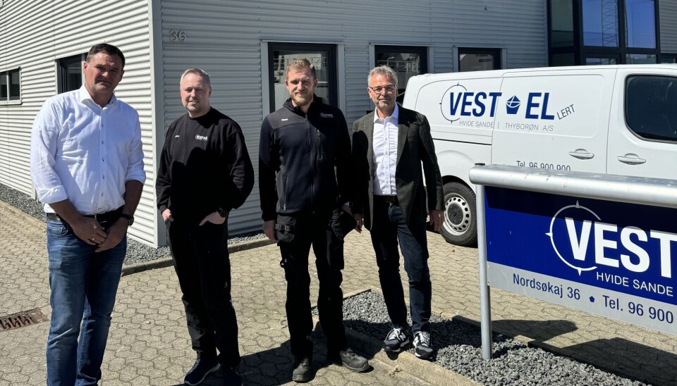 Peter Frandsen (t.v.), Kasper Byskov, Steen Møller Christensen, Jesper Lynge.