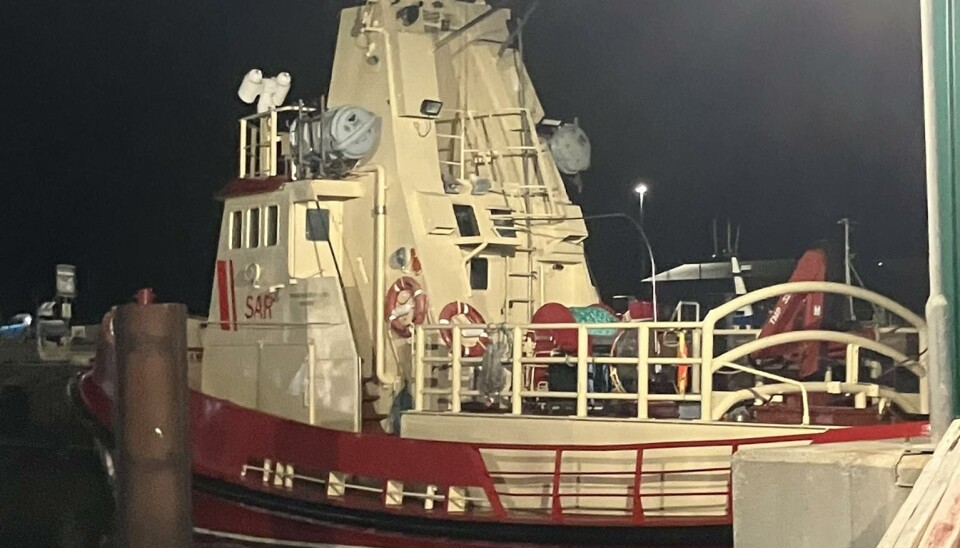 Fartøjet C.B. Claudi (på billedet her) og FRB11 blev begget sendt afsted til ulykken.